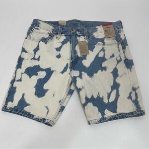 Levi's 412 Slim Bleached Denim Shorts